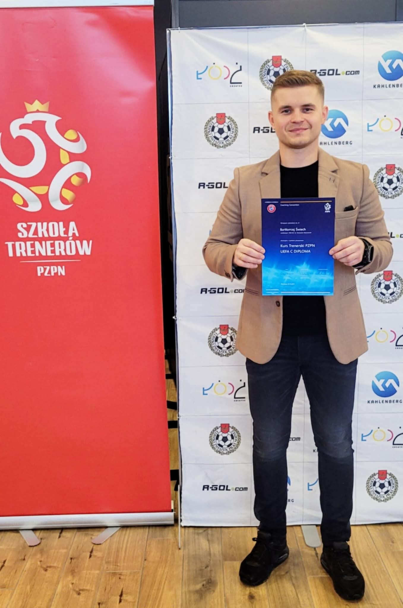 Trener Bartek - Certyfikat